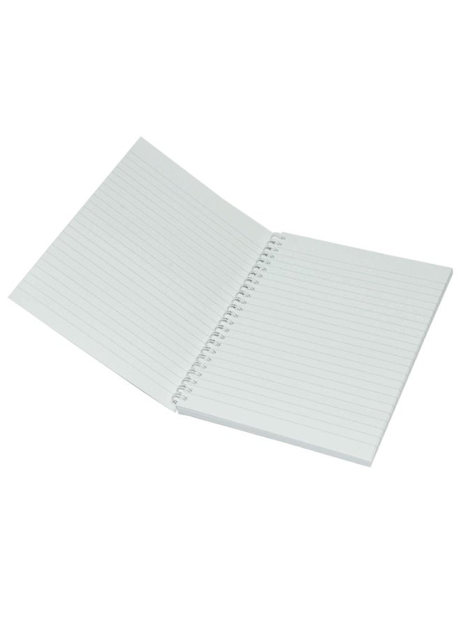 FIS 10-Piece Light Spiral Soft Cover Notebook Single Ruled (100 Sheet) A5 Size - LINBA51604S - Image 3